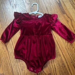 Red Baby Romper